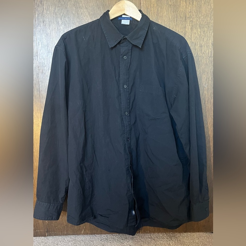 Men’s Black Button Up/ Dress Shirt